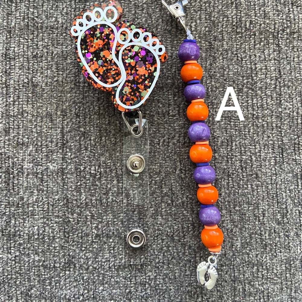 Badge Reel Labor and Delivery Teaching Dilation Beads Clip On Tool Set